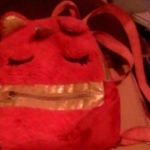 Pink unicorn mini book bag